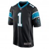 Carolina Panthers Tröjor Jaycee Horn 1 Nike Svart 2021 NFL Draft - Herr Carolina Panthers Tröjor Jaycee Horn 1 Nike Svart 2021 NFL Draft - Herr